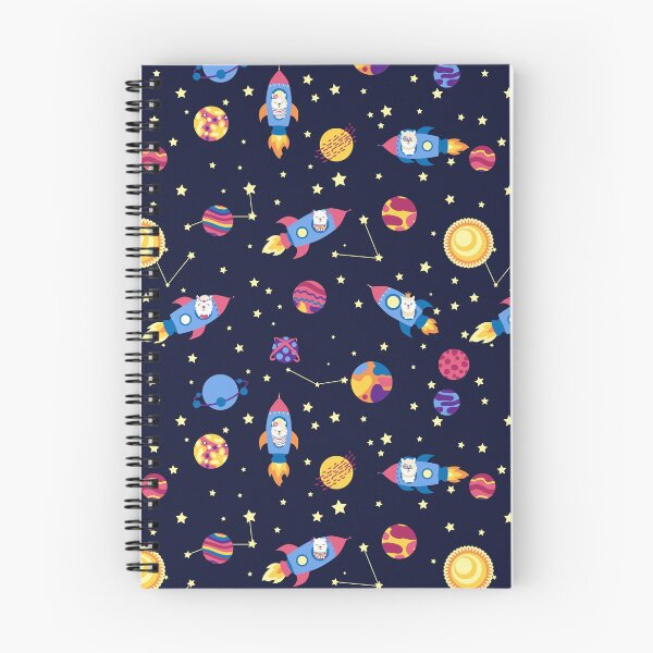 Item preview, Cute Space Llama - Galaxy Rockets and Planets Pattern  designed and sold by nora8820.