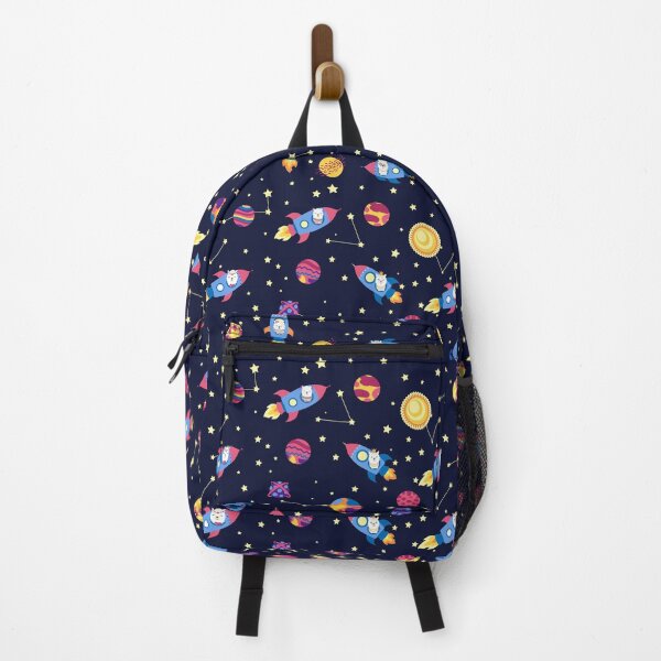 Item preview, Cute Space Llama - Galaxy Rockets and Planets Pattern designed and sold by nora8820.