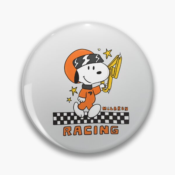 Item preview, Snoopy McLarenoopy Racing Driver Checkered Flag  designed and sold by namin0305.