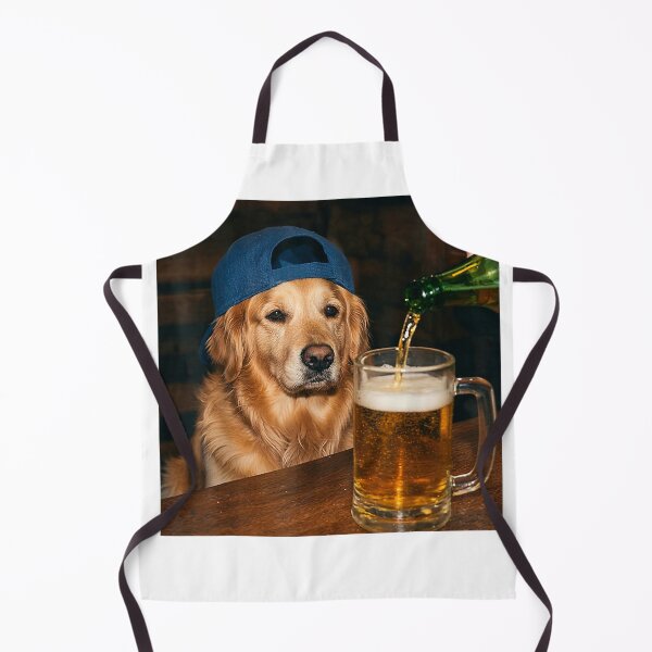 Item preview, Golden-Retriever-Drinking-Beer-Funny-Dog-Meme-T-Shirt designed and sold by KTY-NUSS.