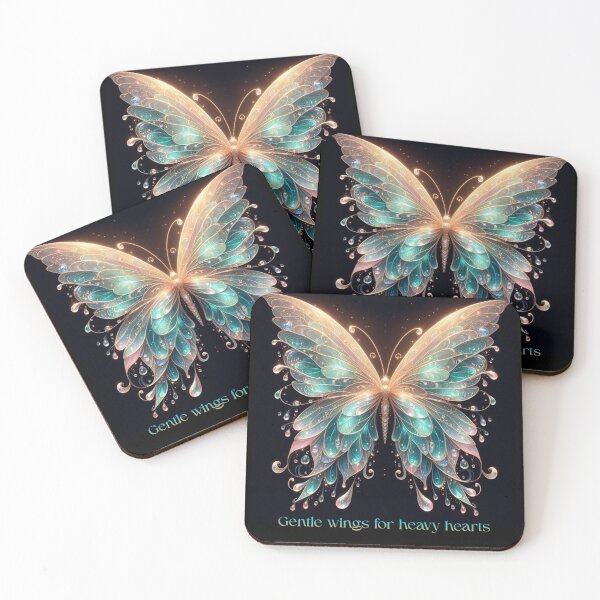Item preview, Dewwings: Magical Dawn Butterfly Fantasy Art Graphic designed and sold by Chronicles_Of_Fauna.