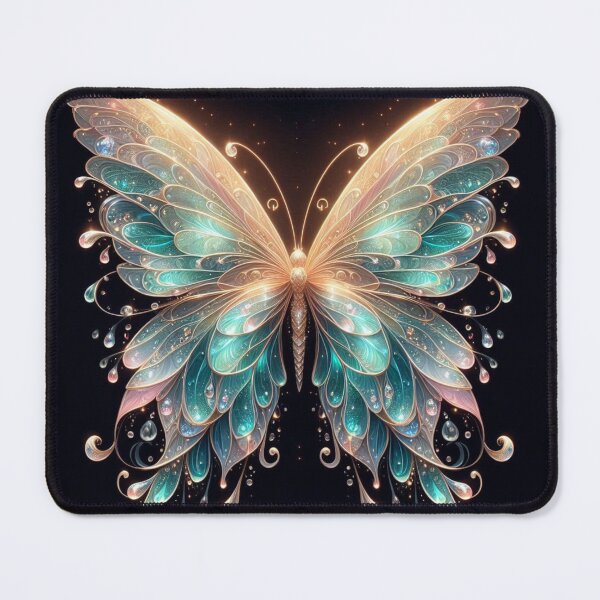 Item preview, Dewwings: Magical Dawn Butterfly Fantasy Art Graphic designed and sold by Chronicles_Of_Fauna.