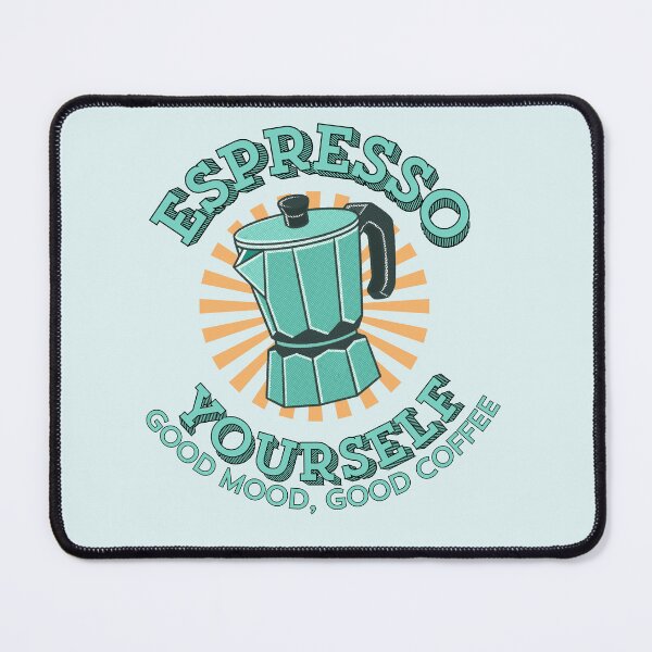 Item preview, Espresso Yourself Moka Pot Retro designed and sold by SilverSeaBKK.