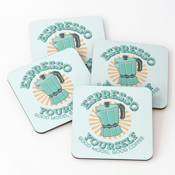 Item preview, Espresso Yourself Moka Pot Retro designed and sold by SilverSeaBKK.
