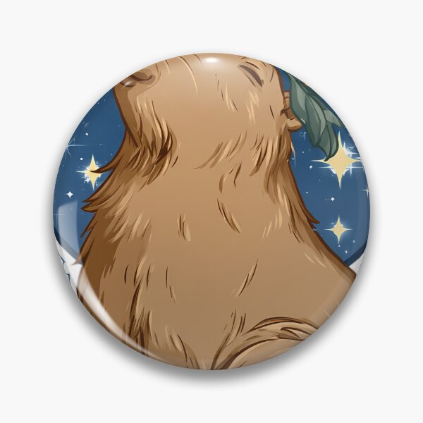 Item preview, Sunflower Crescent Capybara designed and sold by pumsquare.
