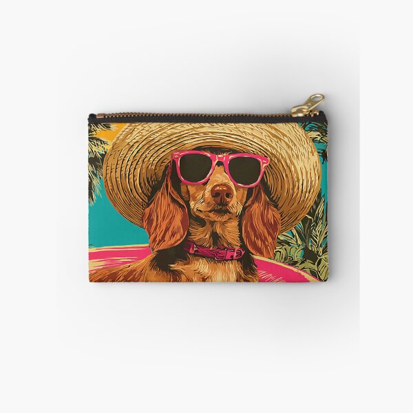 Item preview, Funny Dachshund with Sunglasses Cute Dog Tropical Pool Party  designed and sold by Littermin.