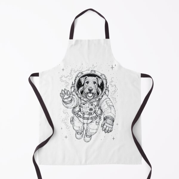 Item preview, Vintage Airedale Terrier Astronaut Dog Dad Mom Lover designed and sold by TerryConnells.