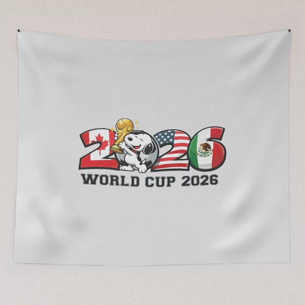 Item preview, Snoopy 2026 USA Canada Mexico Soccer Fan Tee Peanuts designed and sold by namin0305.