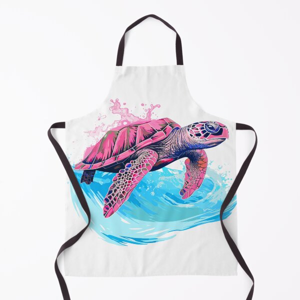 Item preview, Majestic Sea Turtle Swimming in Blue Wave illustration designed and sold by MarrysLifestyle.