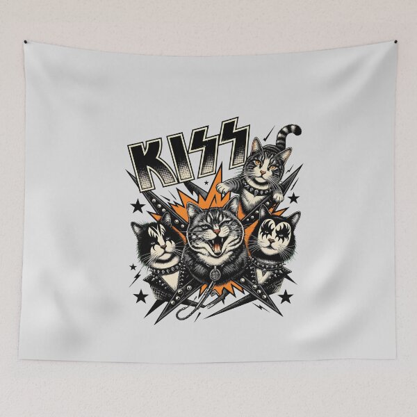 Item preview, KISSoopy Band Cats Rock  designed and sold by namin0305.