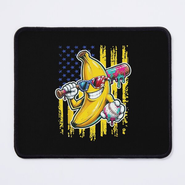 Item preview, Patriotic Baseball Banana - Cool American Flag Sports Mascot designed and sold by haitrieuic96.