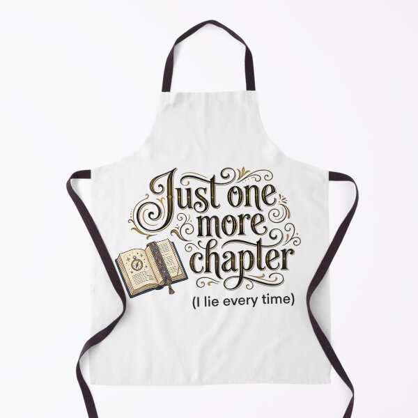 Item preview, Just One More Chapter Funny Book Lover Quote designed and sold by Ar0undTheW0rld.