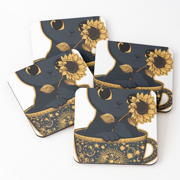 Item preview, Zodiac Tea Party Cat designed and sold by pumsquare.