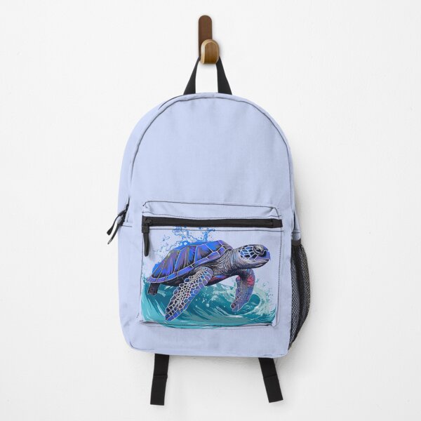 Item preview, Majestic Sea Turtle Swimming in Blue Wave illustration designed and sold by MarrysLifestyle.