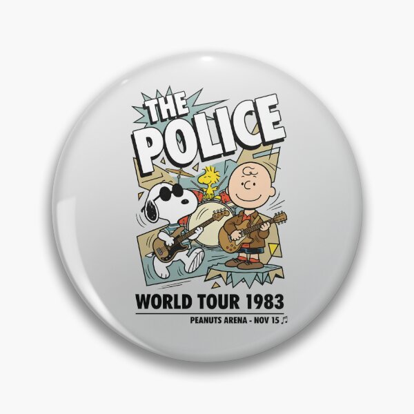 Item preview, The Police Snoopy Charlie Brown  1983 Tour designed and sold by namin0305.