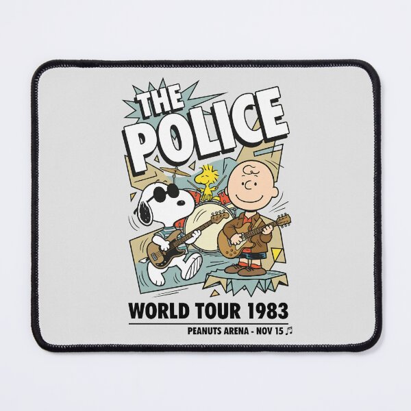 Item preview, The Police Snoopy Charlie Brown  1983 Tour designed and sold by namin0305.