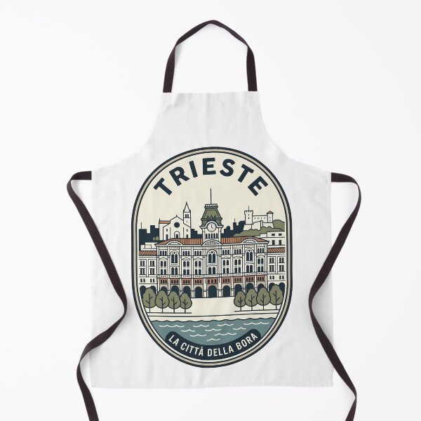 Item preview, Retro Trieste Italy City Landmark Travel Badge designed and sold by k3rstman1.