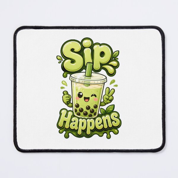 Item preview, Sip Happens Cute Kawaii Boba Tea designed and sold by Mr Lee.