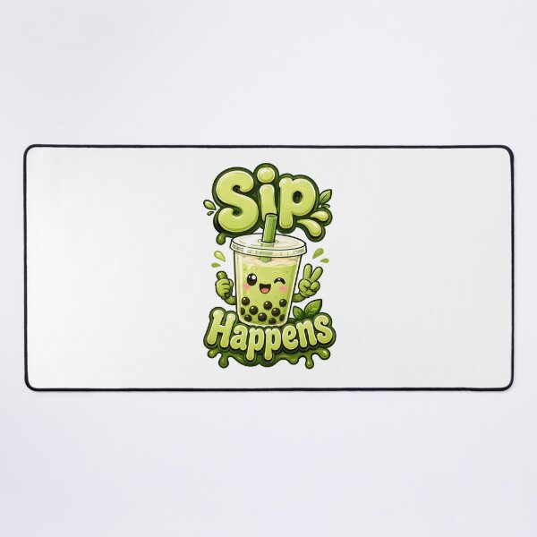 Item preview, Sip Happens Cute Kawaii Boba Tea designed and sold by Mr Lee.