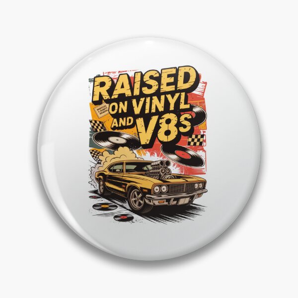 Item preview, Raised On Vinyl and V8s designed and sold by Naitsebas.