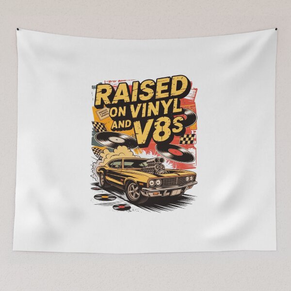 Item preview, Raised On Vinyl and V8s designed and sold by Naitsebas.
