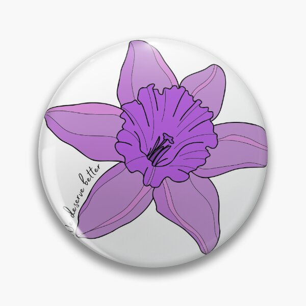 Item preview, We deserve better purple flower designed and sold by GeoGoose.