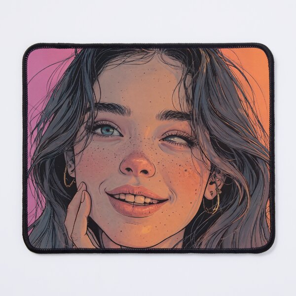 Item preview, Ahegao Colorful Girl Design  designed and sold by ArtMindFusion.