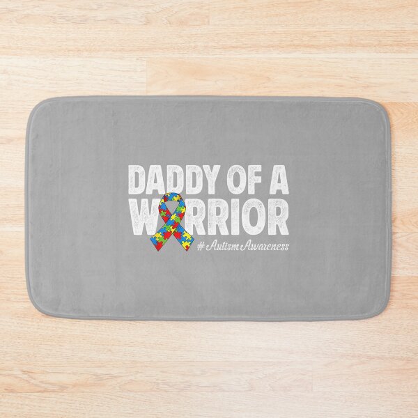 Item preview, Daddy of A Warrior Autism Awareness for Dad Proud Autism Dad designed and sold by ArleneRowe.