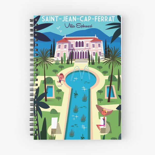 Item preview, Saint-Jean-Cap -Ferrat  Villa Ephrussi poster designed and sold by GAGodel.