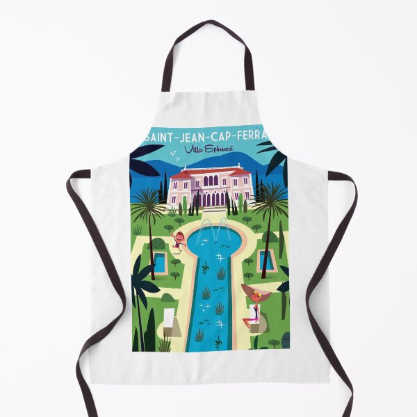 Item preview, Saint-Jean-Cap -Ferrat  Villa Ephrussi poster designed and sold by GAGodel.