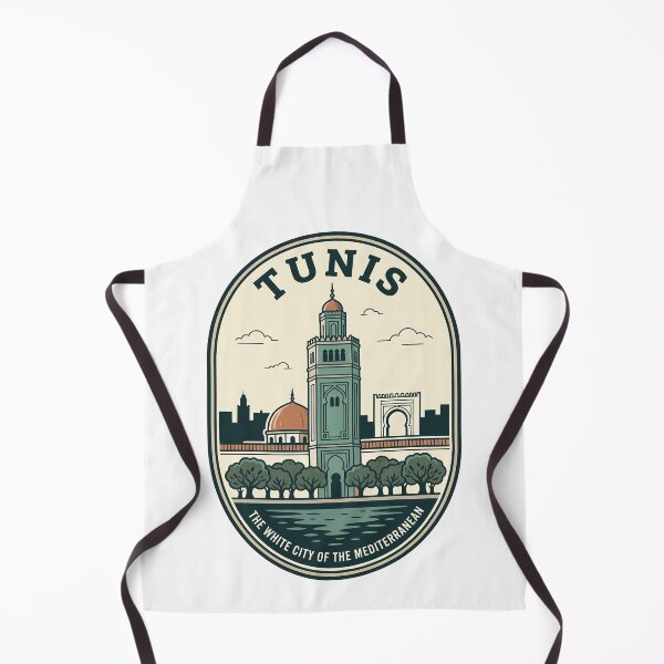 Item preview, Vintage Tunis Tunisia Mediterranean City Travel Badge designed and sold by k3rstman1.