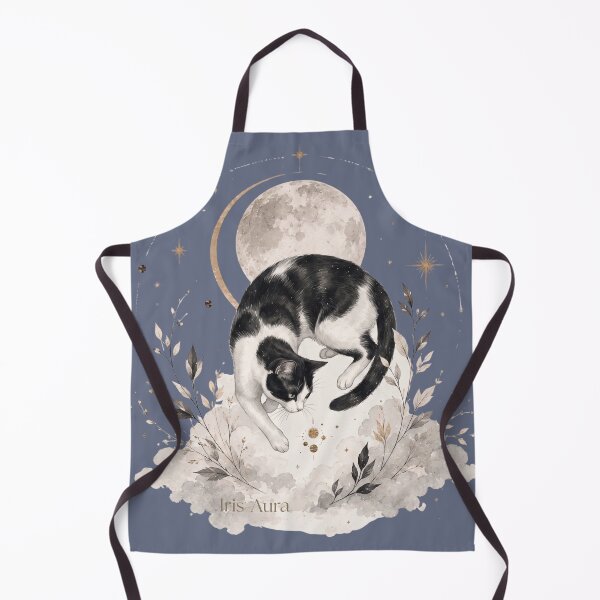 Item preview, Moonlit Cat Serenity-Tuxedo Cat designed and sold by Iris-Aura.