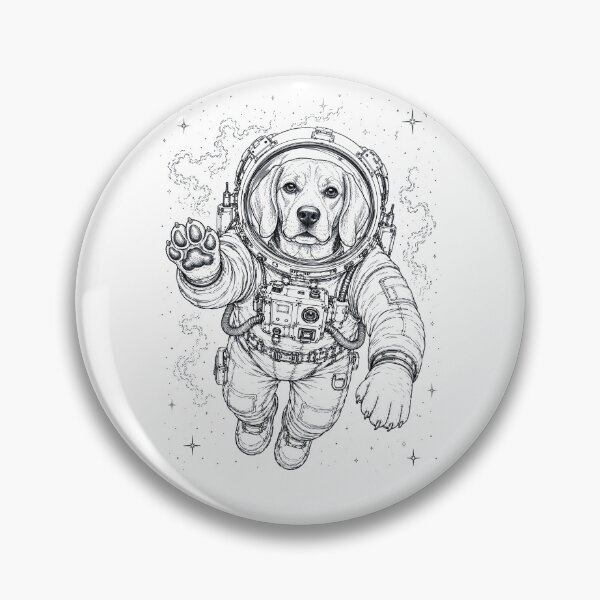 Item preview, Vintage Beagle Astronaut Dog Dad Mom Lover designed and sold by TerryConnells.