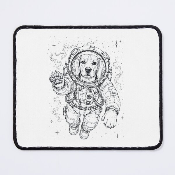 Item preview, Vintage Beagle Astronaut Dog Dad Mom Lover designed and sold by TerryConnells.
