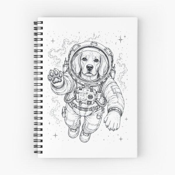 Item preview, Vintage Beagle Astronaut Dog Dad Mom Lover designed and sold by TerryConnells.