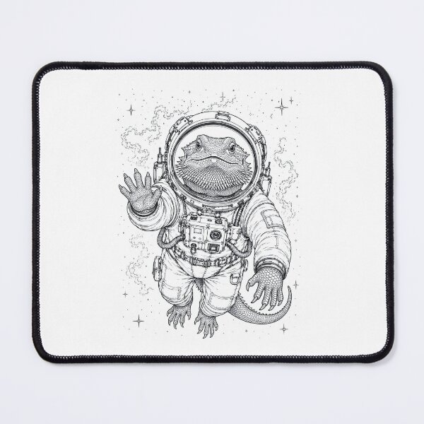 Item preview, Vintage Bearded Dragon Astronaut Animal Lover designed and sold by TerryConnells.