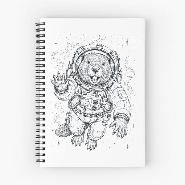 Item preview, Vintage Beaver Astronaut Animal Lover designed and sold by TerryConnells.