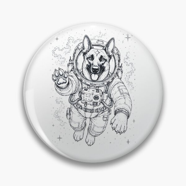 Item preview, Vintage Belgian Malinois Astronaut Dog Dad Mom Lover designed and sold by TerryConnells.
