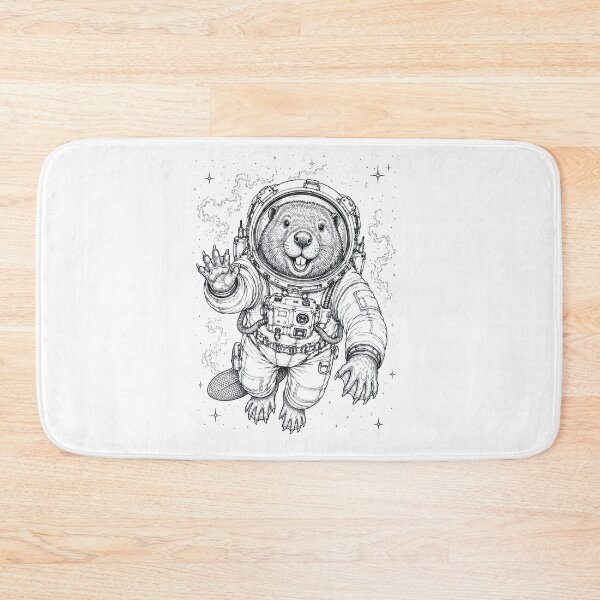 Item preview, Vintage Beaver Astronaut Animal Lover designed and sold by TerryConnells.