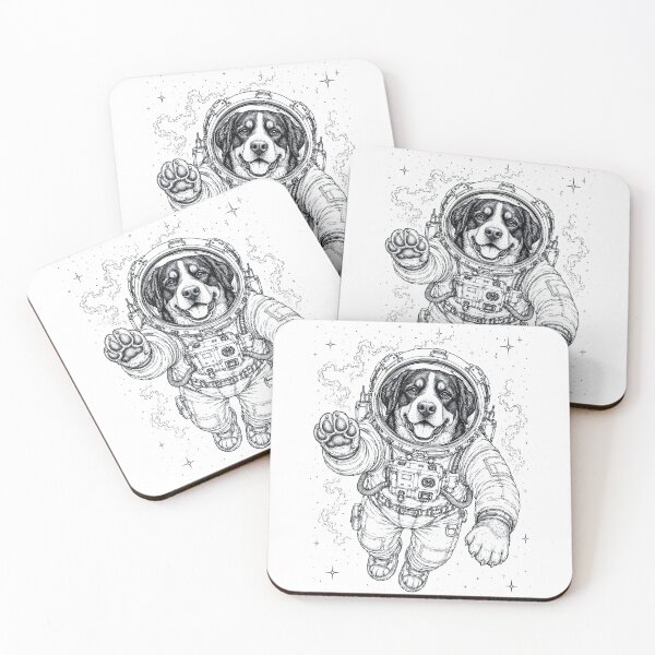 Item preview, Vintage Bernese Mountain Dog Astronaut Dog Dad Mom Lover designed and sold by TerryConnells.