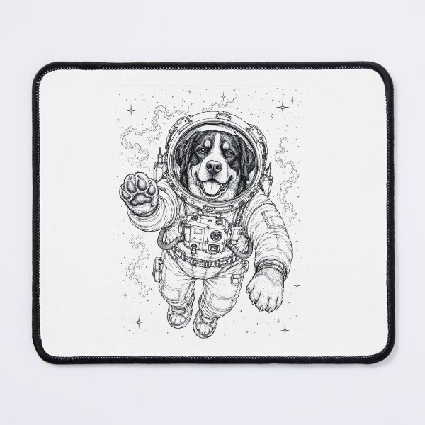 Item preview, Vintage Bernese Mountain Dog Astronaut Dog Dad Mom Lover designed and sold by TerryConnells.