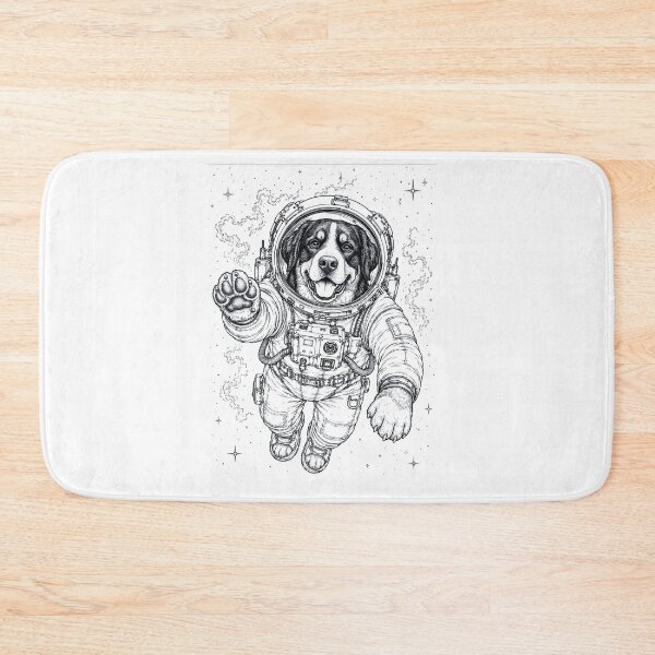 Item preview, Vintage Bernese Mountain Dog Astronaut Dog Dad Mom Lover designed and sold by TerryConnells.