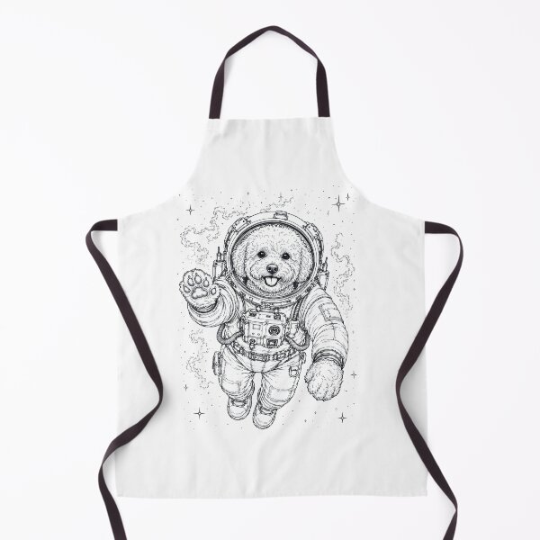 Item preview, Vintage Bichon Frise Astronaut Dog Dad Mom Lover designed and sold by TerryConnells.