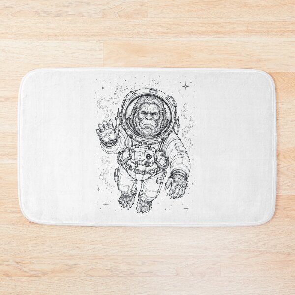 Item preview, Vintage Bigfoot Astronaut Animal Lover designed and sold by TerryConnells.