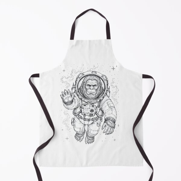Item preview, Vintage Bigfoot Astronaut Animal Lover designed and sold by TerryConnells.