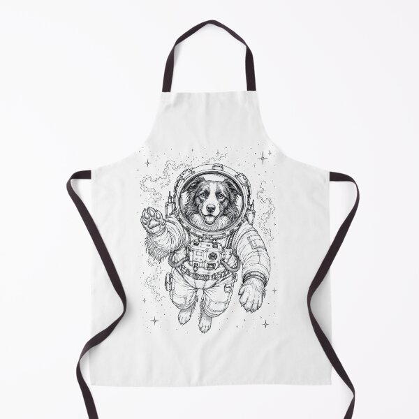 Item preview, Vintage Border Collie Astronaut Dog Dad Mom Lover designed and sold by TerryConnells.
