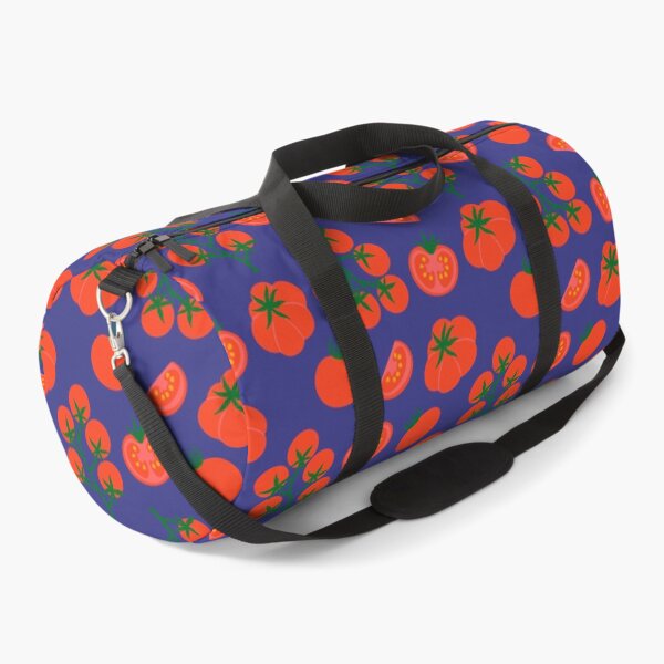 Item preview, red tomatoes on a blue background designed and sold by burbura.