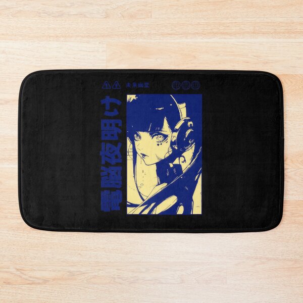 Item preview, Vaporwave Cyberpunk Japanese Manga Girl Black and White #872 designed and sold by mika-gallery.