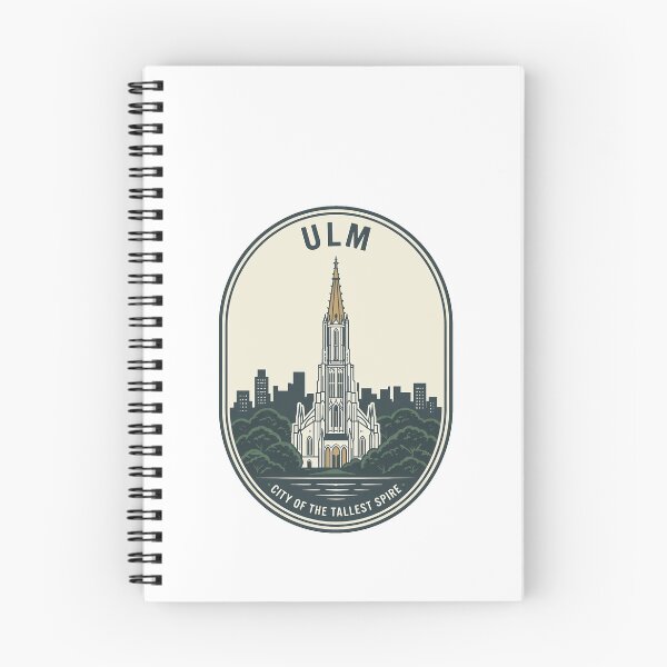 Item preview, Ulm Minster Germany Retro Travel Badge designed and sold by k3rstman1.