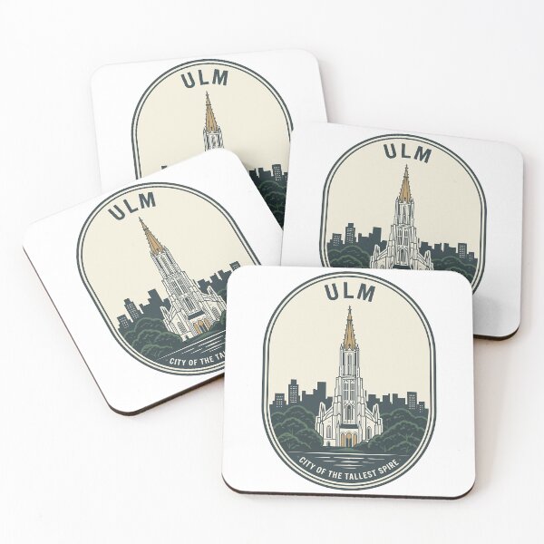 Item preview, Ulm Minster Germany Retro Travel Badge designed and sold by k3rstman1.